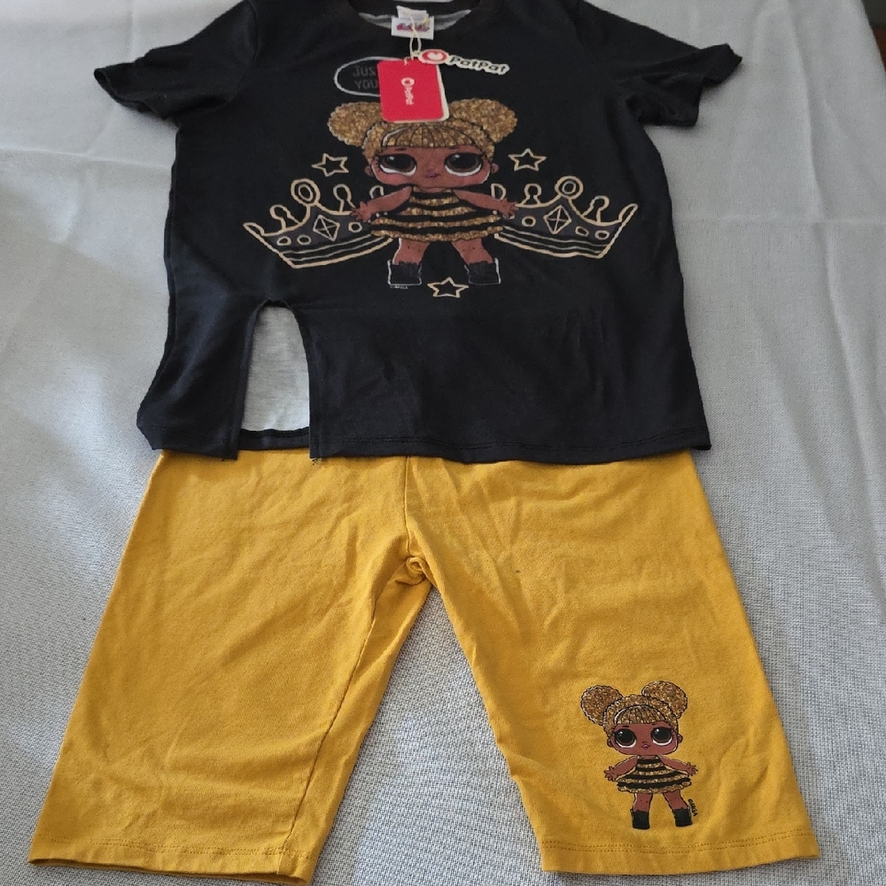 L.O.L. Surprise! Black and Gold Kids Matching Set